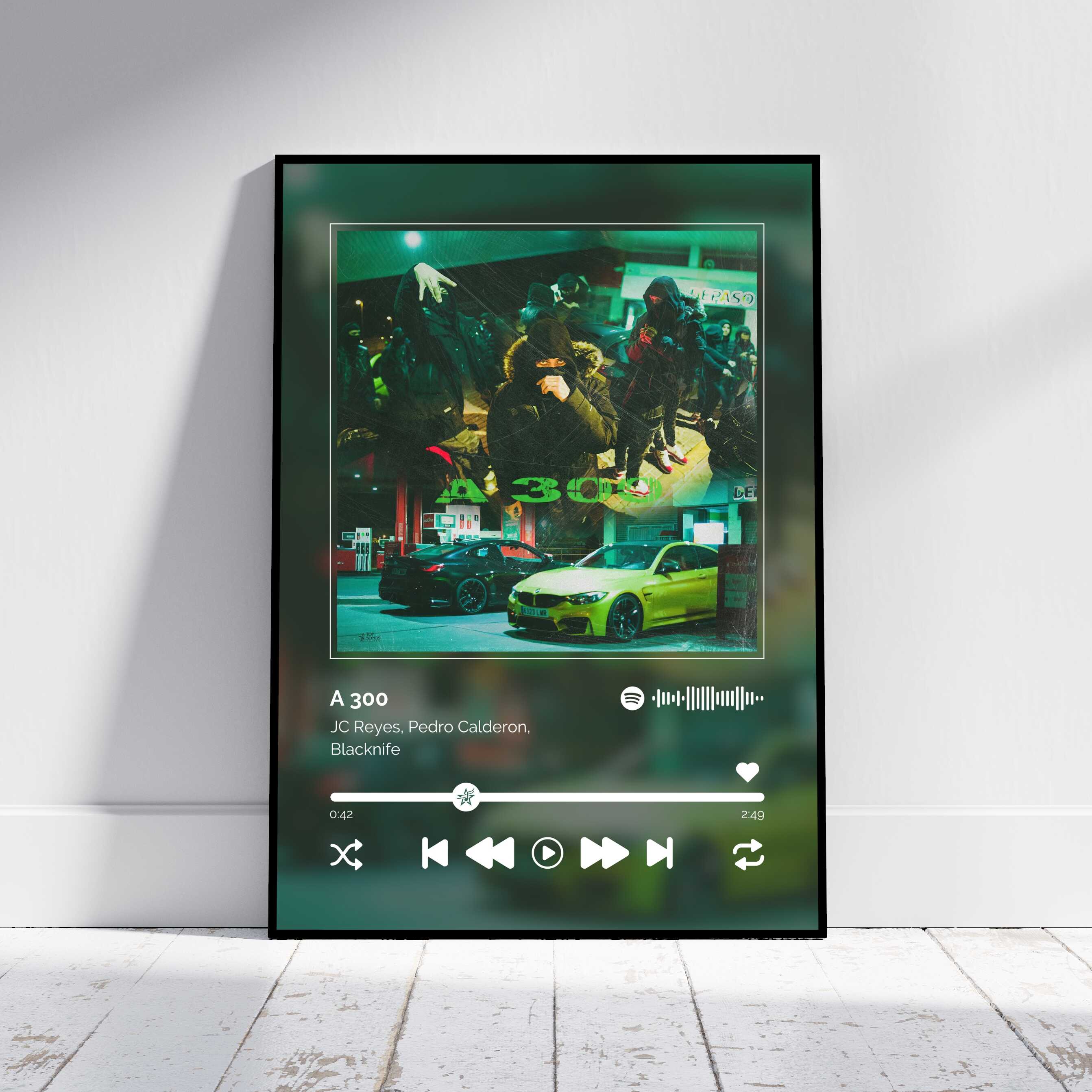 Posters digitales canciones de JC Reyes - Top Songs Prints